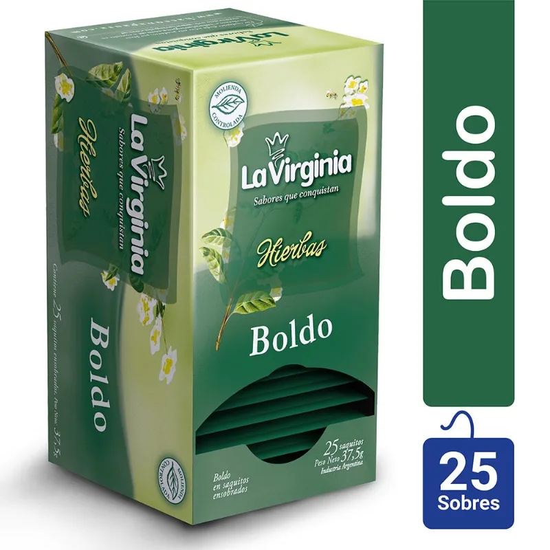 Té En Saquitos La Virginia Boldo 25 Saquitos