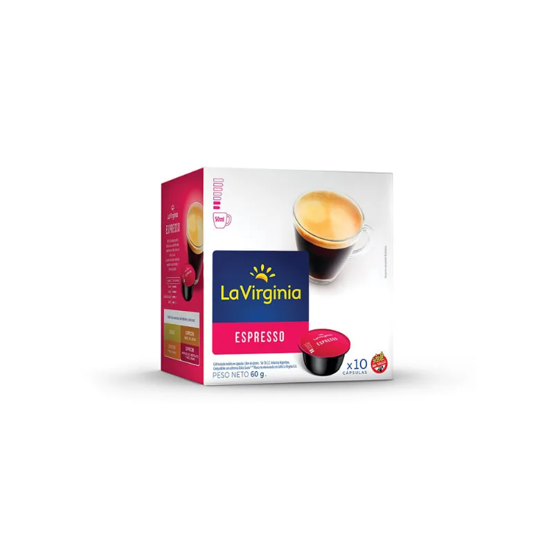 Capsulas La Virginia Dgc Espresso X60g