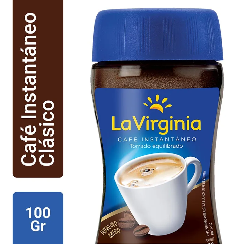 Café La Virginia Soluble 100 Gr