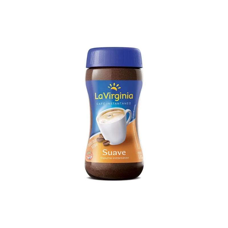Café Instantáneo Suave con Azúcar 170 Grs La Virginia Café La Virginia Suave Espuma X170g