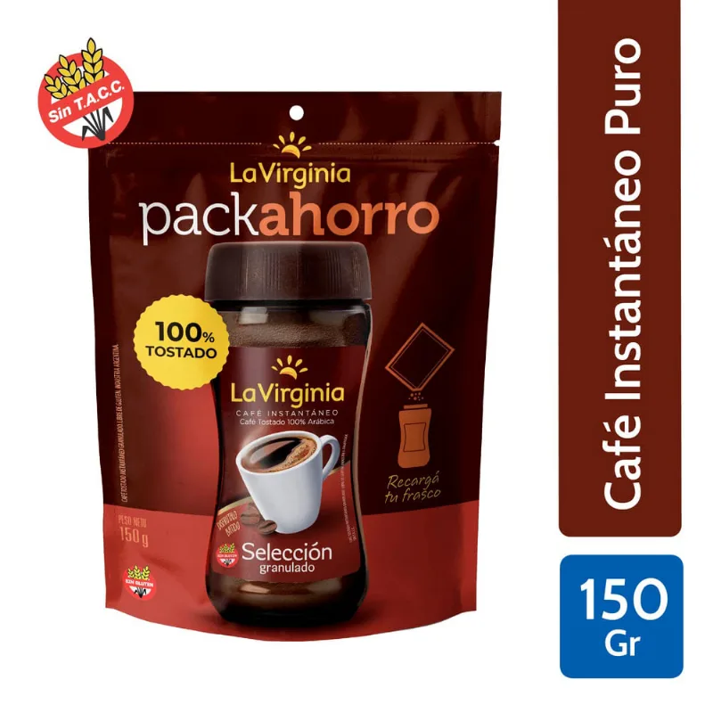 Cafe Instantaneo Puro X 150 Grs La Virginia