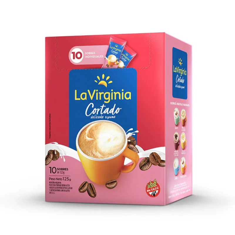 Café Cortado 125 Grs x 10 Un La Virginia