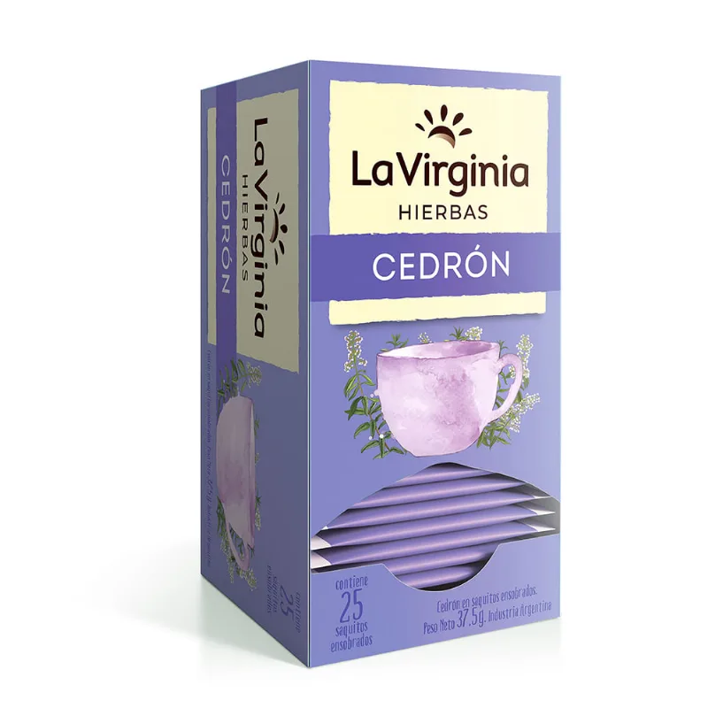 Hierba La Virginia Cedron 25 Saquitos
