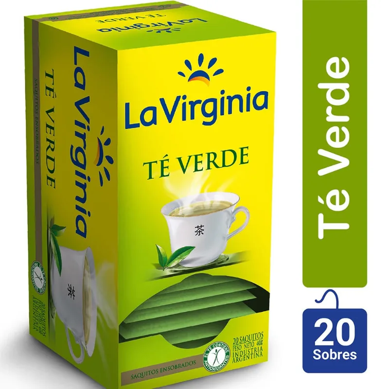 Té Verde La Virginia 20 Saquitos