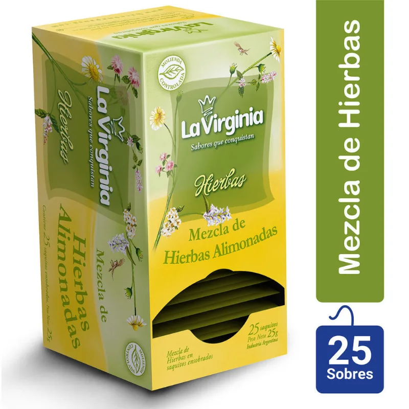 Té de hierbas en saquitos La Virginia 25 u.
