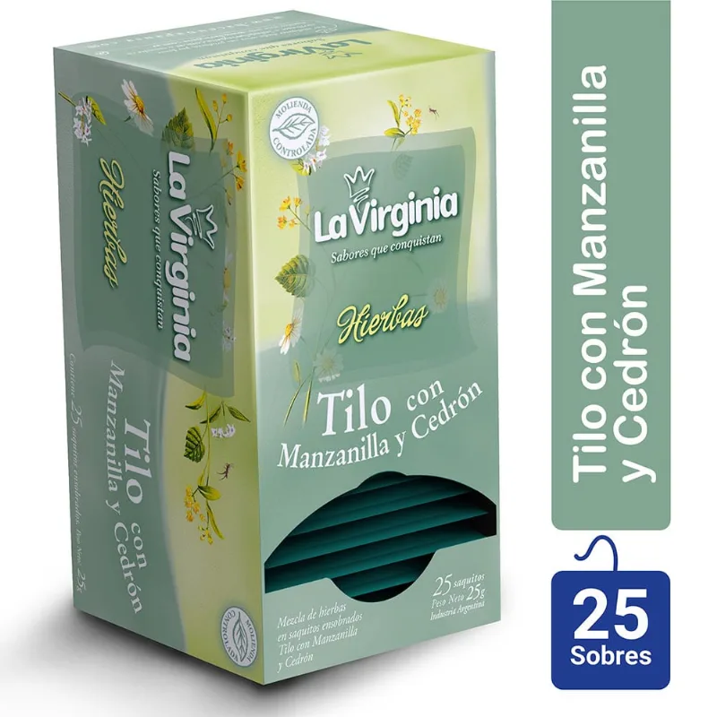 Té La Virginia Aromático - 25 Saquitos