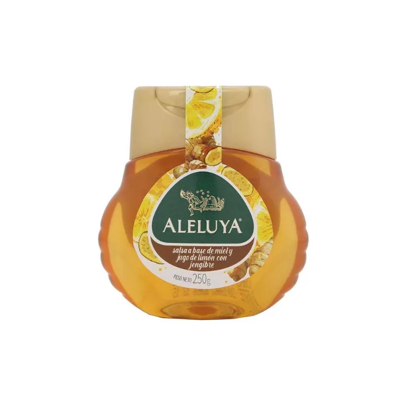 Miel Sabor Limón y Jengibre 250 Grs Aleluya