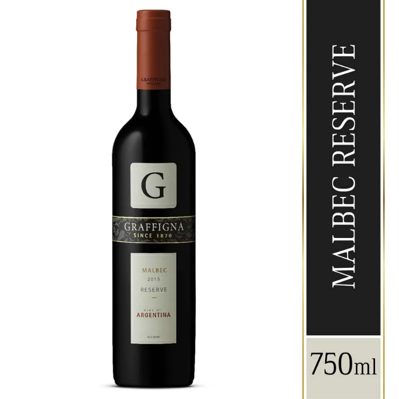 Vino Graffigna G Res Malbec 750cc