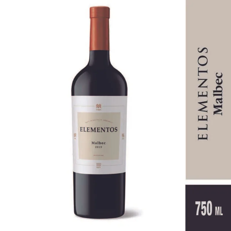 Vino Tinto Malbec 750 Cc Elementos Vino Tinto Elementos Malbec 750 Cc