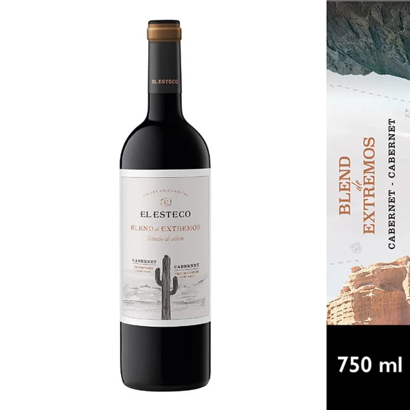 Vino Tinto Blend de Extremos Cabernet 750 Ml El Esteco