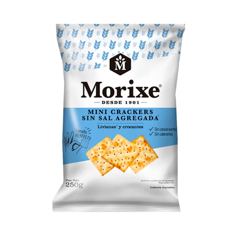 Galletitas Morixe Sin Sal 250gr