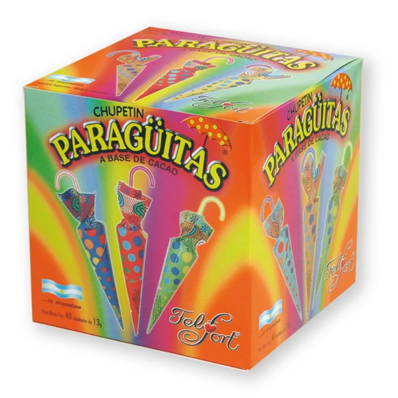 Paragüitas de Chocolate Felfort x 40 un