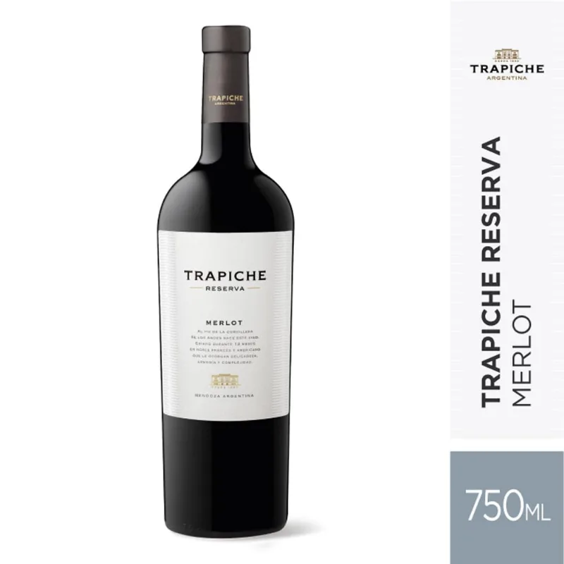 Vino Trapiche Reserva Merlot 750cc
