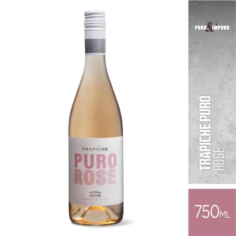 Vino Trapiche Puro Rose 750cc