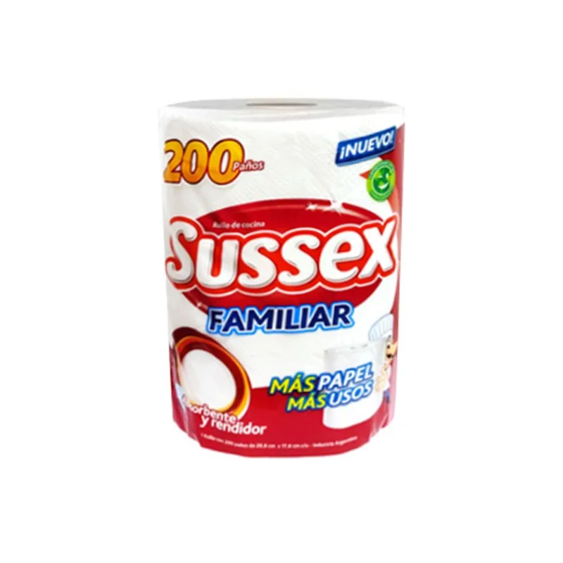 Rollo de cocina familiar Sussex x 200 paños