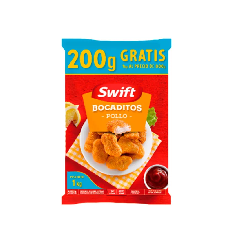 Bocaditos De Pollo Swift X 1kg