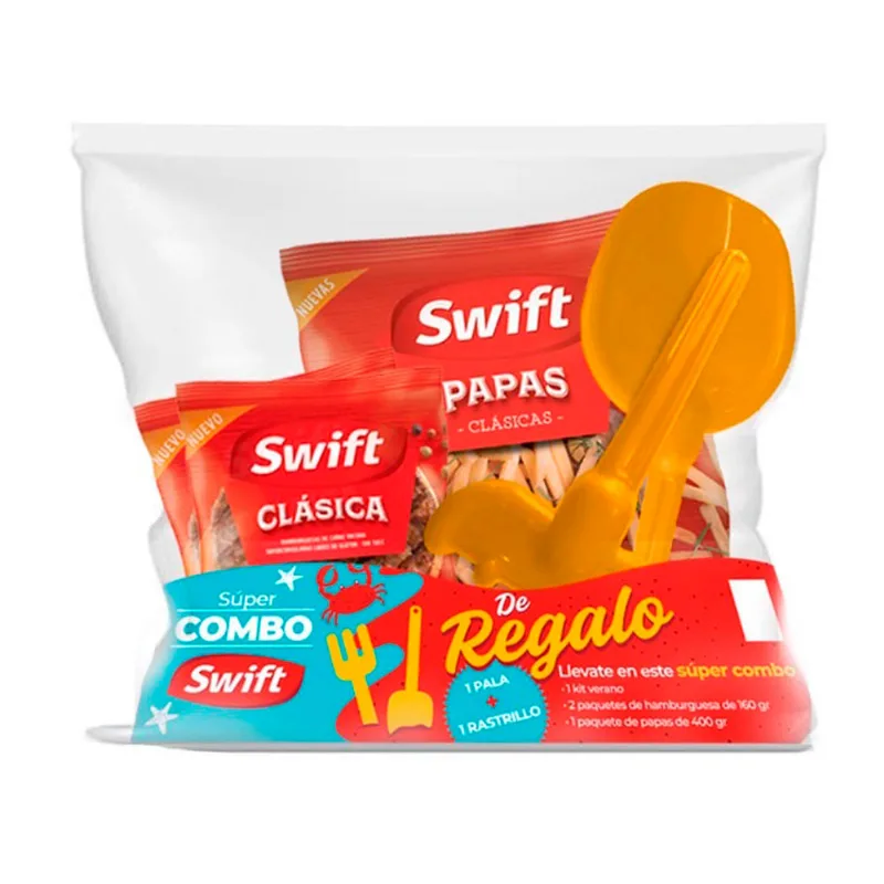 Combo Swift Verano 2 Clásicasx2 + 1 Papa 400g