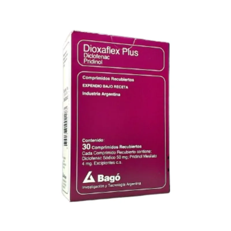 Dioxaflex Plus Diclofenac + Pridinol x 30 Comp