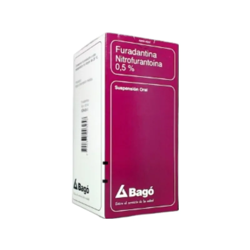 Furadantina Nitrofurantoína 25 mg/5 ml Suspensión x 120 ml