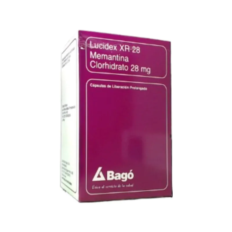 Lucidex Xr Memantina 28 mg x 28 Cáps