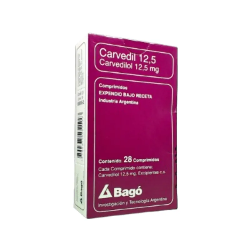 Carvedil 12.5 Carvedilol 12.5 mg x 28 Comp