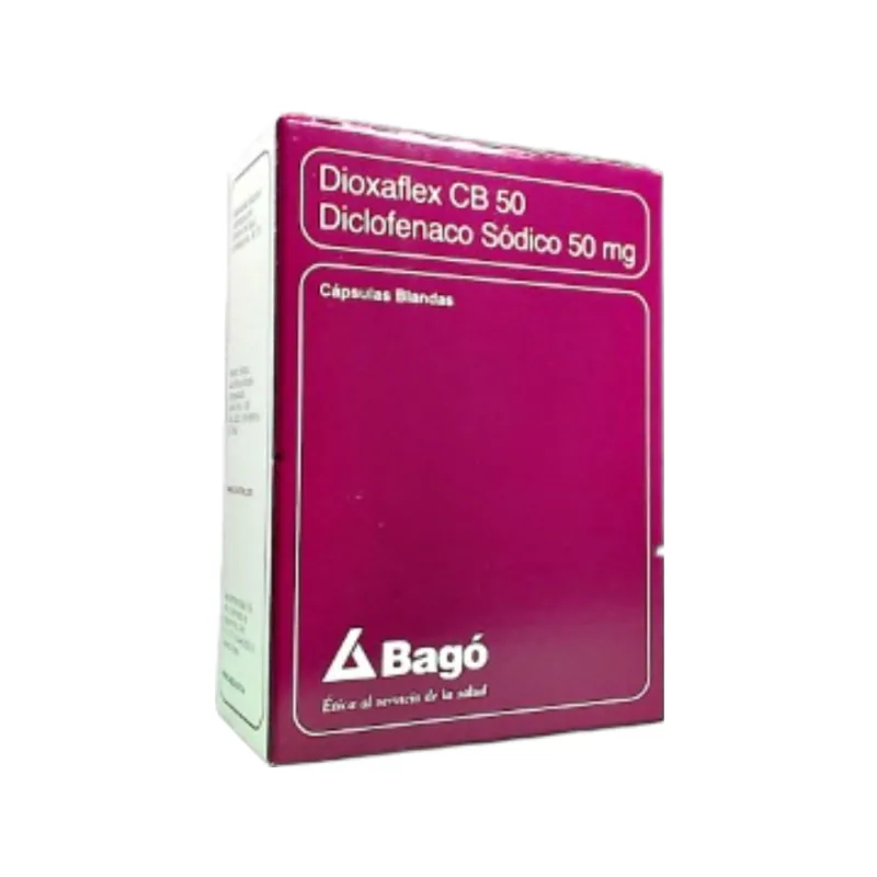 Dioxaflex 50 50 mg Diclofenac Sódico x 15 Cáps Blandas