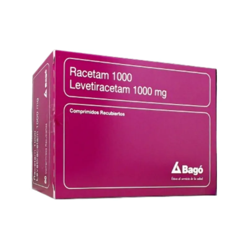 Racetam 1000 mg Levetiracetam x 60 Comp