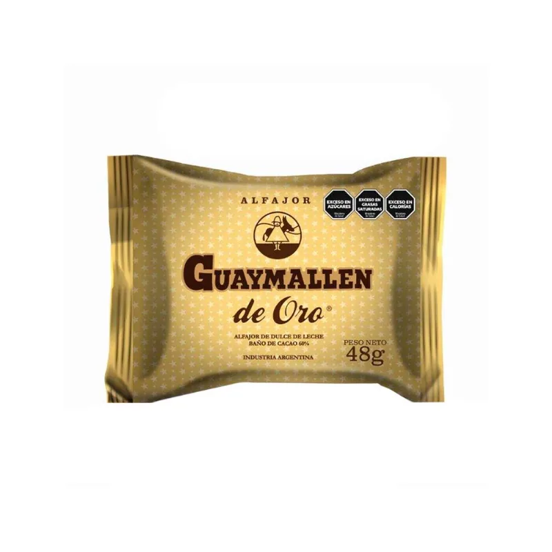 Alfajor De Dulce De Leche Cacao 60guaymallen X48 Gr
