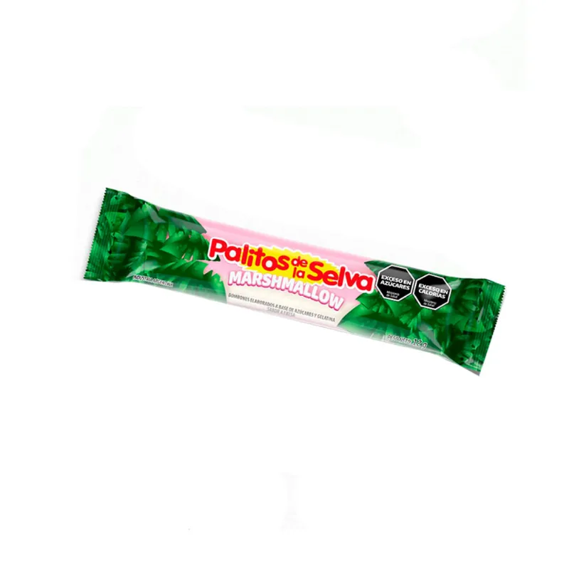 Caramelos Marshmallow X 12 Grs Palitos De La Selva