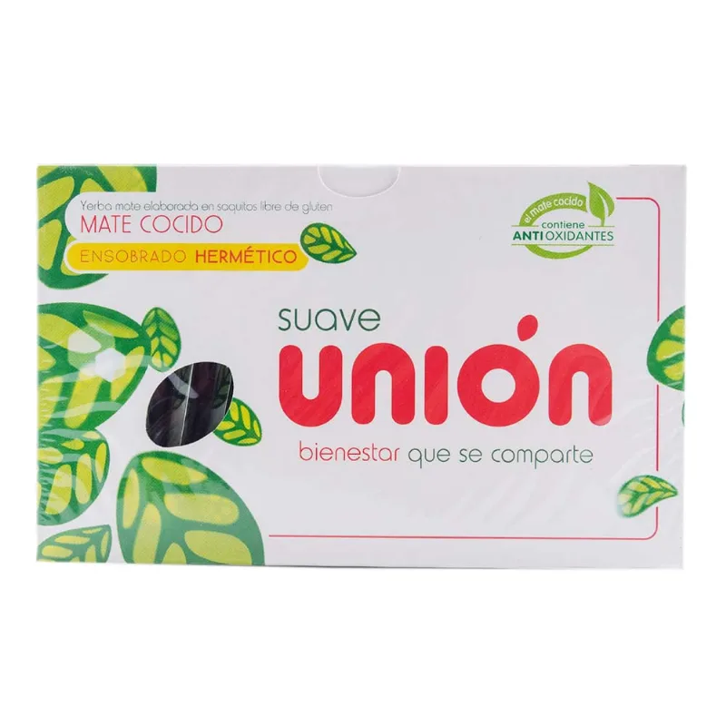 Yerba Mate Unión En Saquitos Hermético 60 Gr