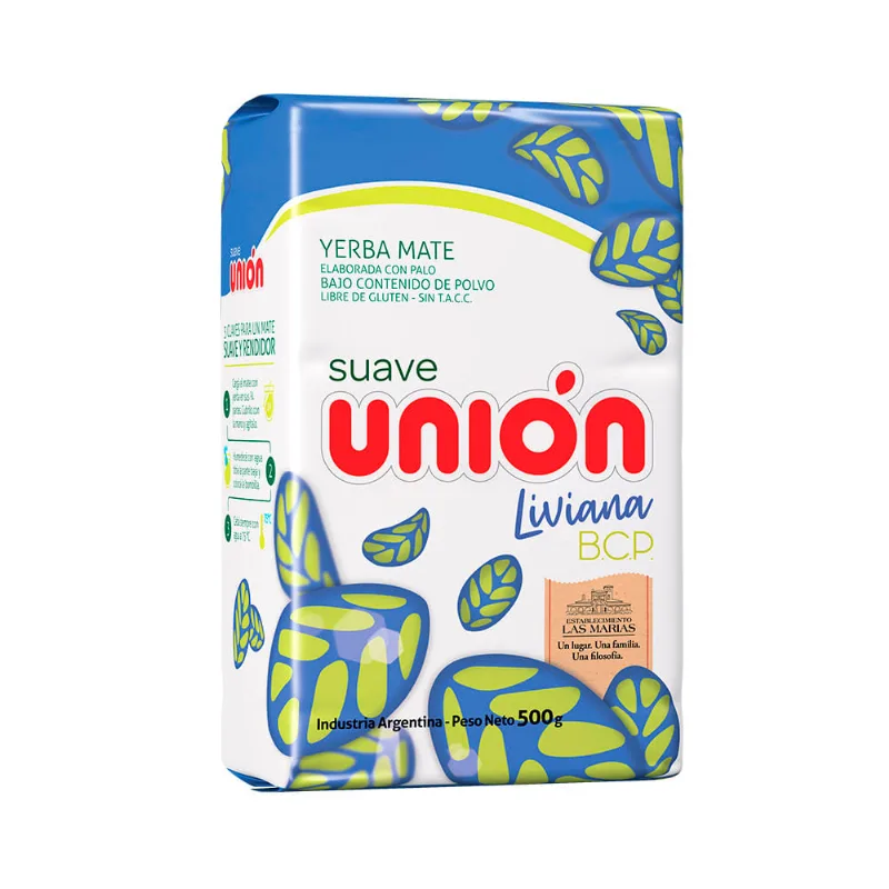 Yerba Mate Unión Con Palo Bcp 500 Gr