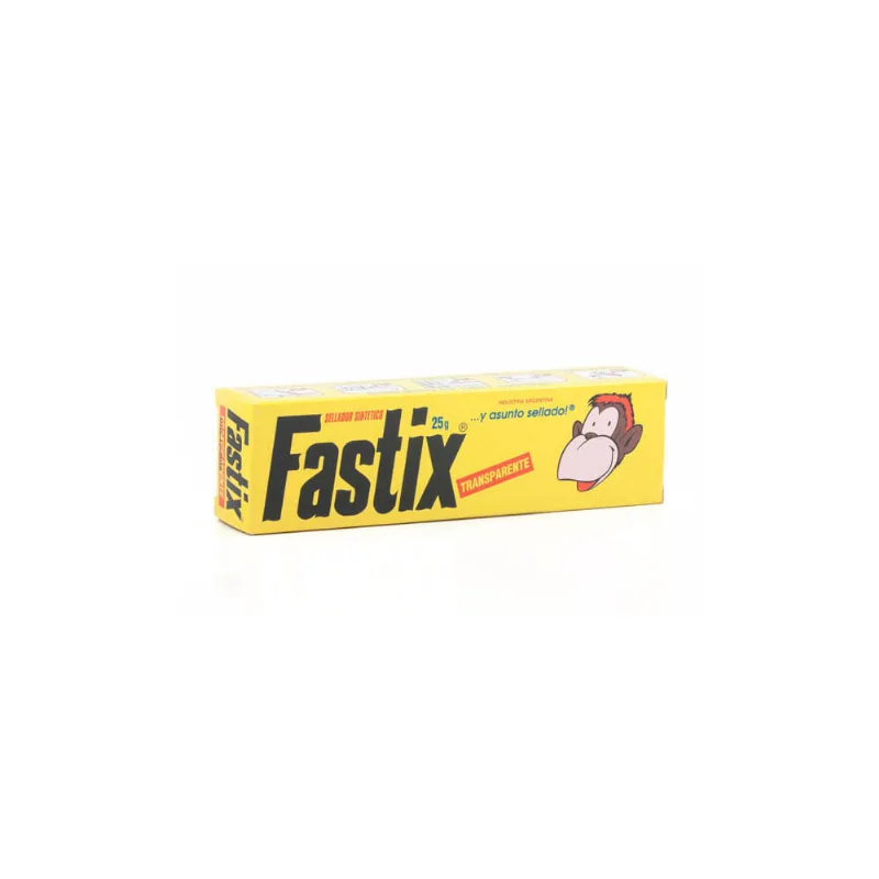 Fastix 25g Transparente-sellador Sinté. Sellador Sintético Transparente Fastix 25 Gr