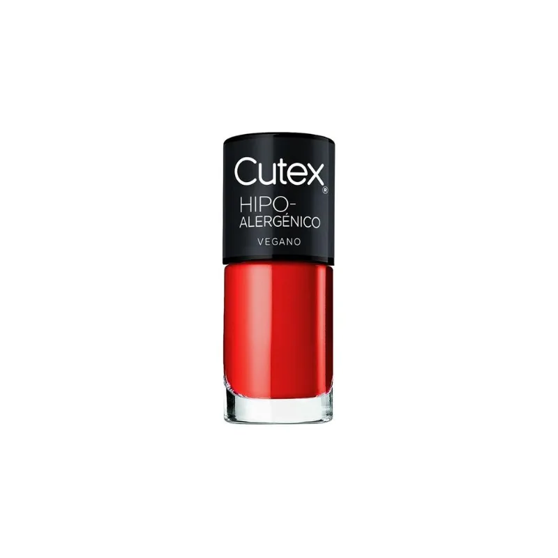 Esmalte De Uñas Vegano Hipoalergénico Rojo Cutex