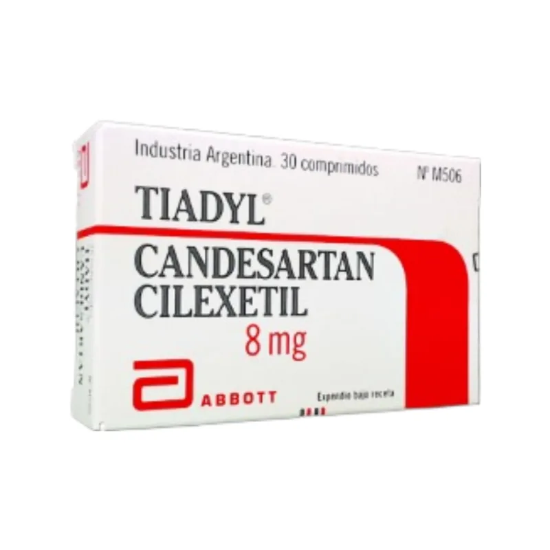 Tiadyl Candesartan Cilexetil 8 mg x 30 Comp