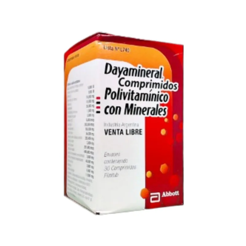 Dayamineral Filmtab Vitaminas + Minerales x 30 Comp