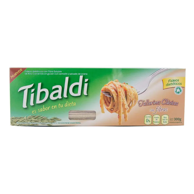 Fideos Tibaldi Diet Fibras 300 Gr