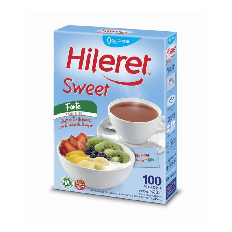Endulzante Hileret Sweet Forte X 100 Sobrecitos