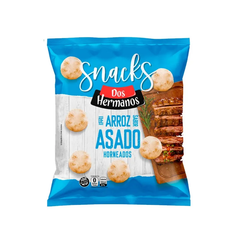 Snacks De Arroz Dos Hermanos Asado 80g