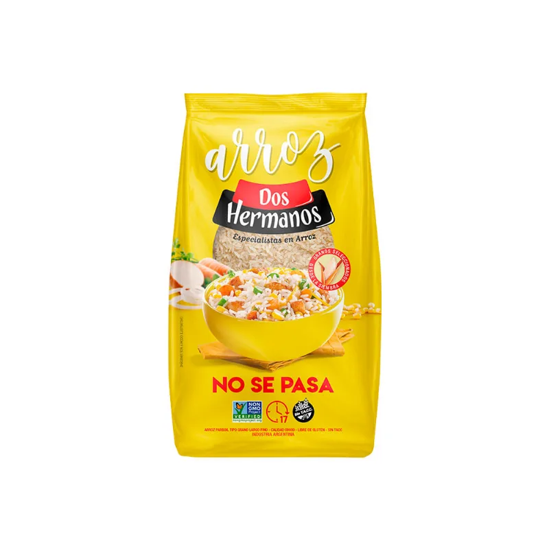 Arroz Parboil Grano Largo 1 Kg Dos Hermanos Arroz Pairboil Dos Hermanos 1 Kg