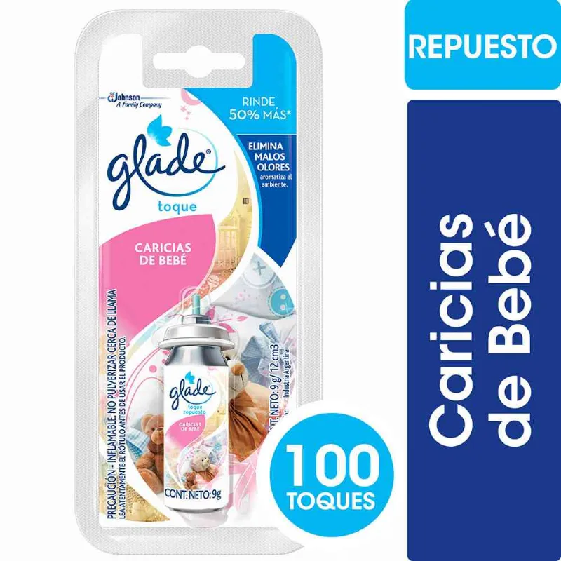 Desodorante De Ambiente Glade Toque Bebe 9 Gr