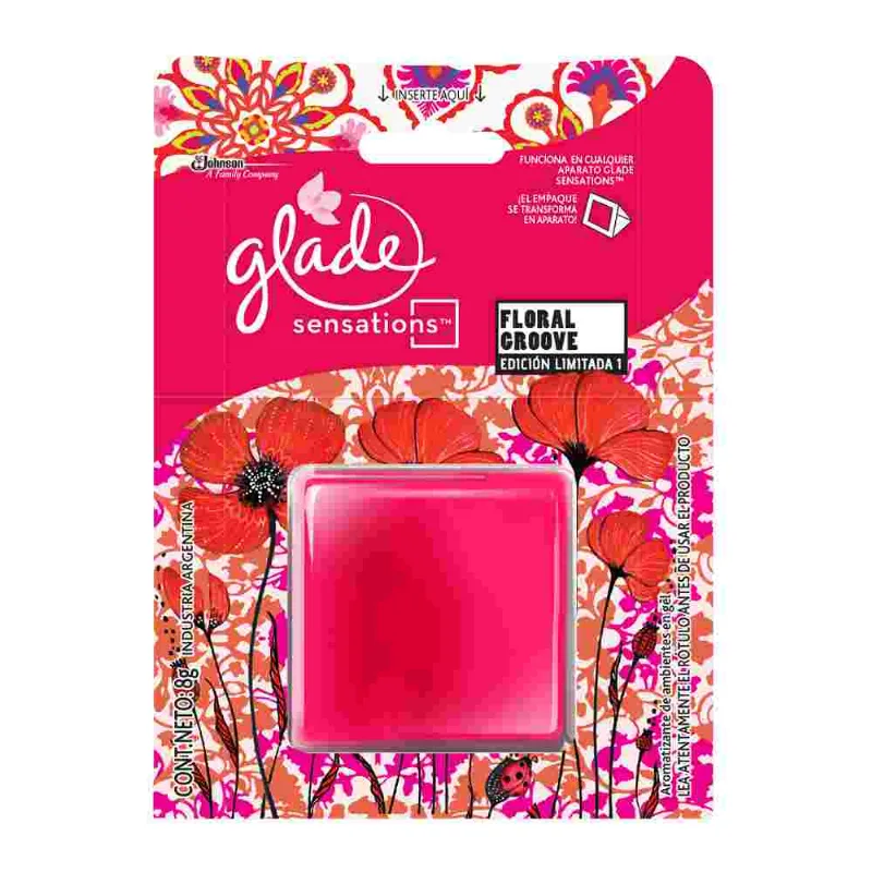 Aromatizante De Ambientes Glade Aromatizante De Ambiente Glade Floral Groove 8 Gr
