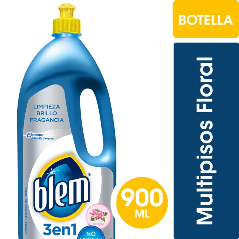 Autobrillo Listo Blem 3 En 1 Floral 900 Ml