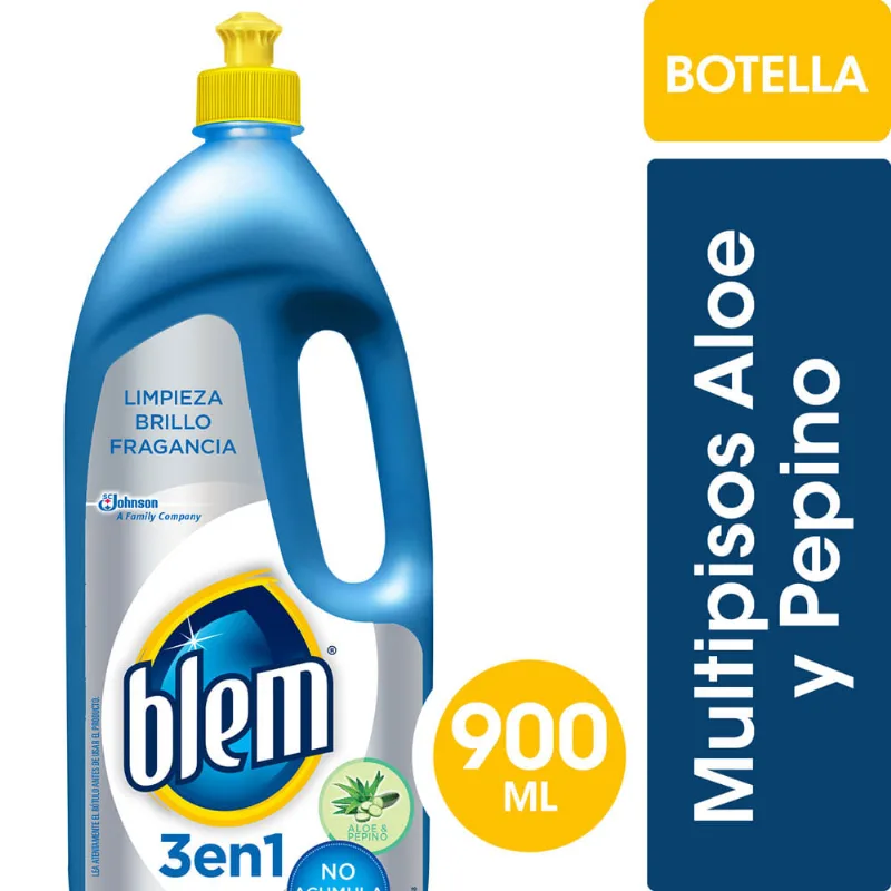 Autobrillo Listo Blem 3 En 1 Pepino Y Aloe 900 Ml
