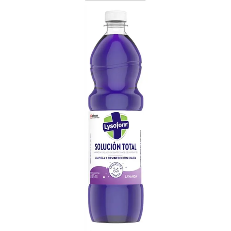 Limpiador de Pisos y Multisuperficies Lysoform Desinfectante Lavanda Botella 1.8 L