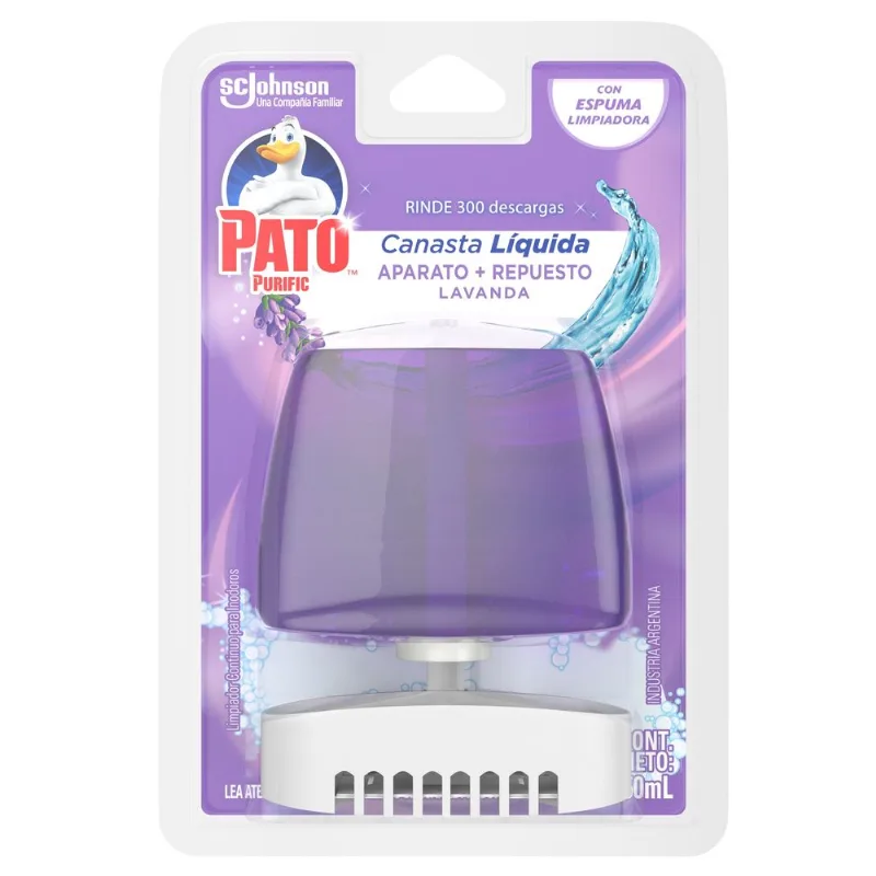 Limpiador inodoro canasta liquida Pato lavanda 50 ml