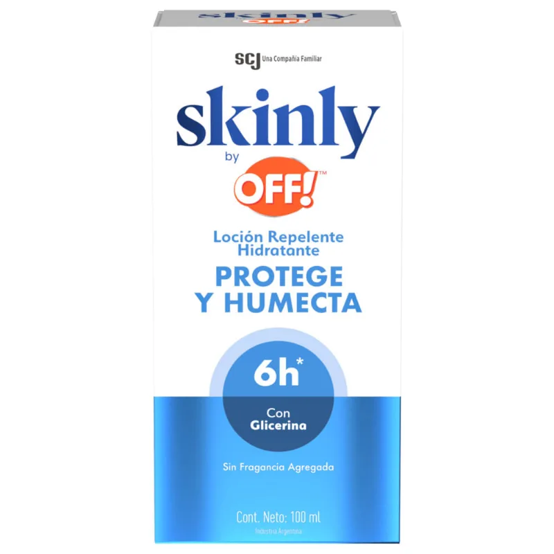 Loción Hidratante Repelente Skinly By OFF! con Glicerina x 100 ml