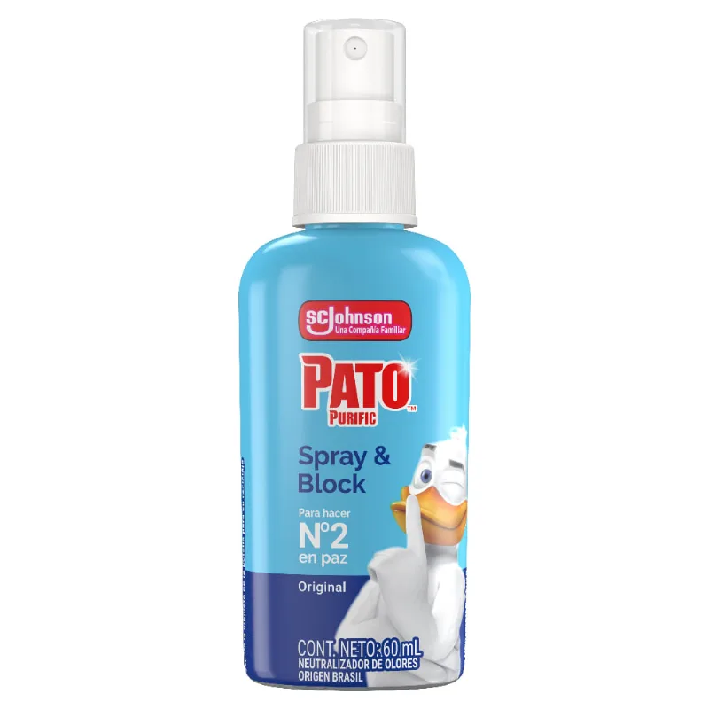 Neutralizador de Malos Olores para Baño Inodoro Pato Purific Original Spray x 60 ml
