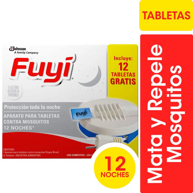 Aparato Con Cable Para Mosquitos + Tabletas Fuyí 4u