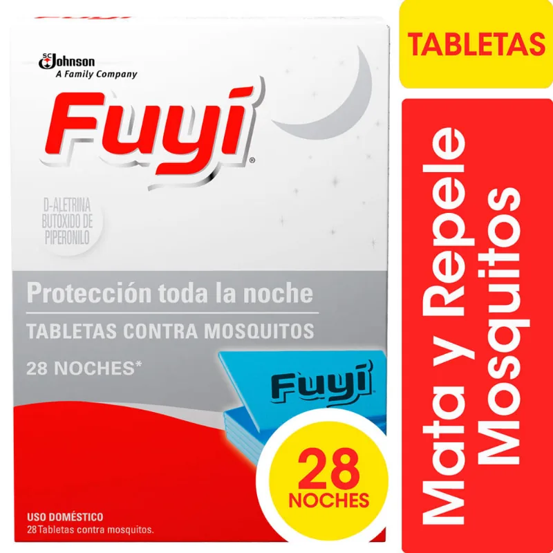 Insecticida Tabletas para Mosquitos x 28 Un Fuyi