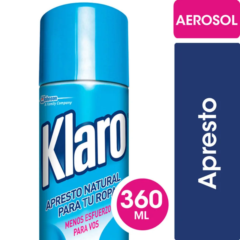 Apresto Aerosol Klaro 360 Ml